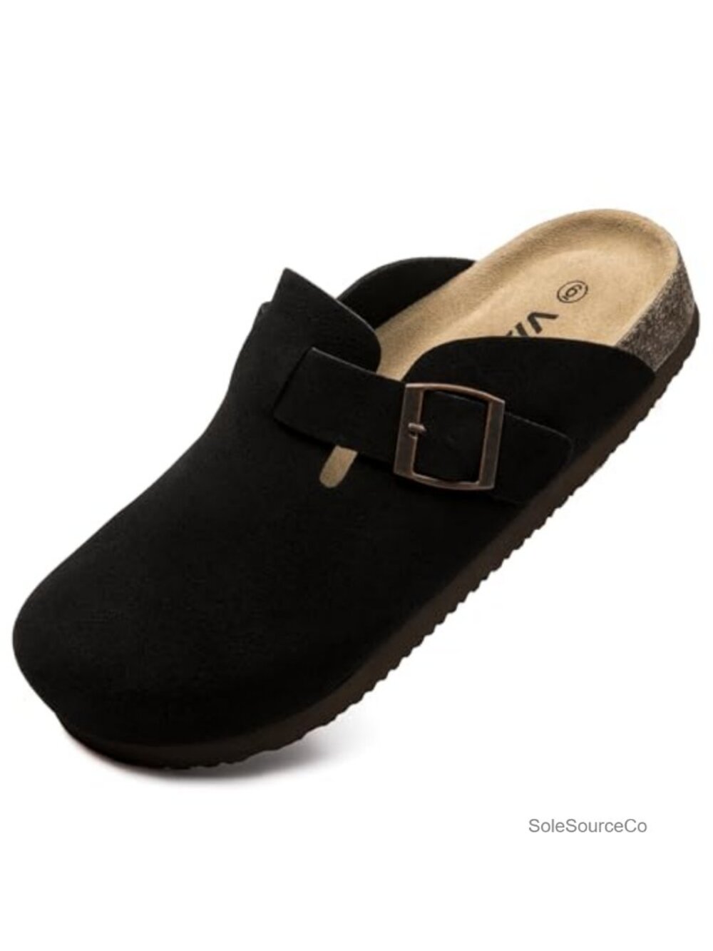 Suede Mule Slippers Clogs Slip-on Women's Comfort Shoes